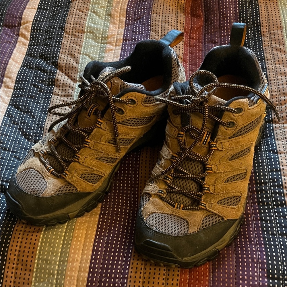Merrell Men's Brown and Black Trail Shoes